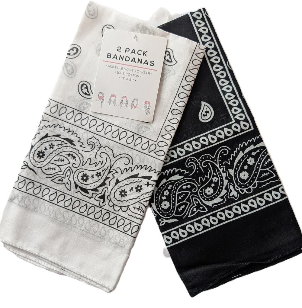 Capelli Paisley Print Cotton Bandana Set
